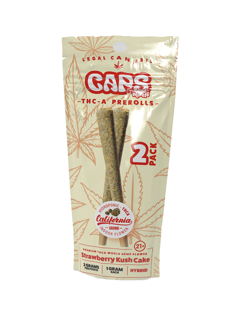 CAPS THCA 1G Pre-Rolls by Good Morels - 2pk