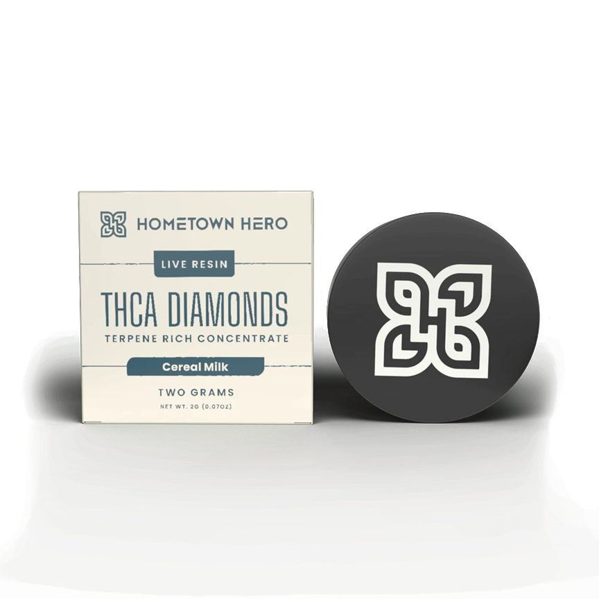 Hometown Hero Live Resin THCA Diamonds 2G