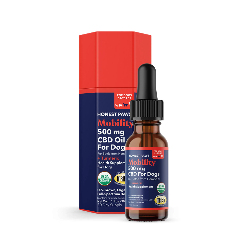 Honest Paws Mobility CBD Oil Tinctures