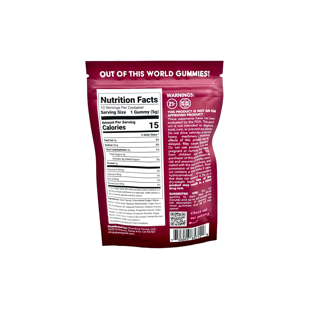 Space Gods Delta-9 Edibles