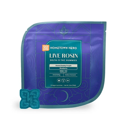 Hometown Hero Live Rosin Gummies