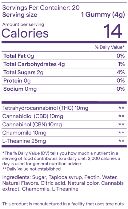 Snoozy Sleep With Benefits Gummies