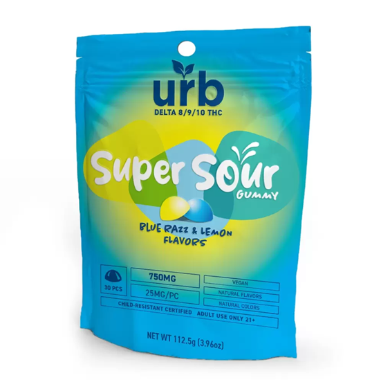 URB Super Sour Gummies