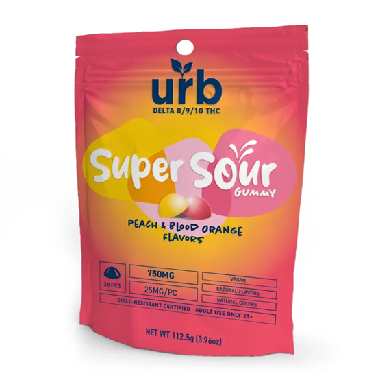 URB Super Sour Gummies