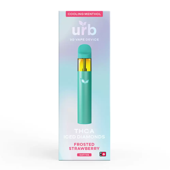 URB THCa Iced Diamonds Disposables 3G