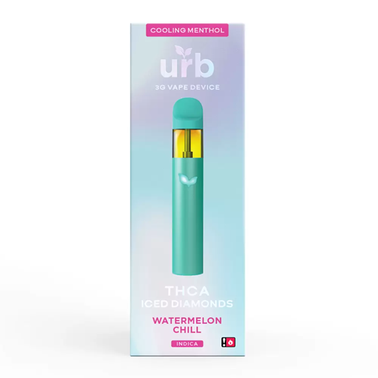 URB THCa Iced Diamonds Disposables 3G